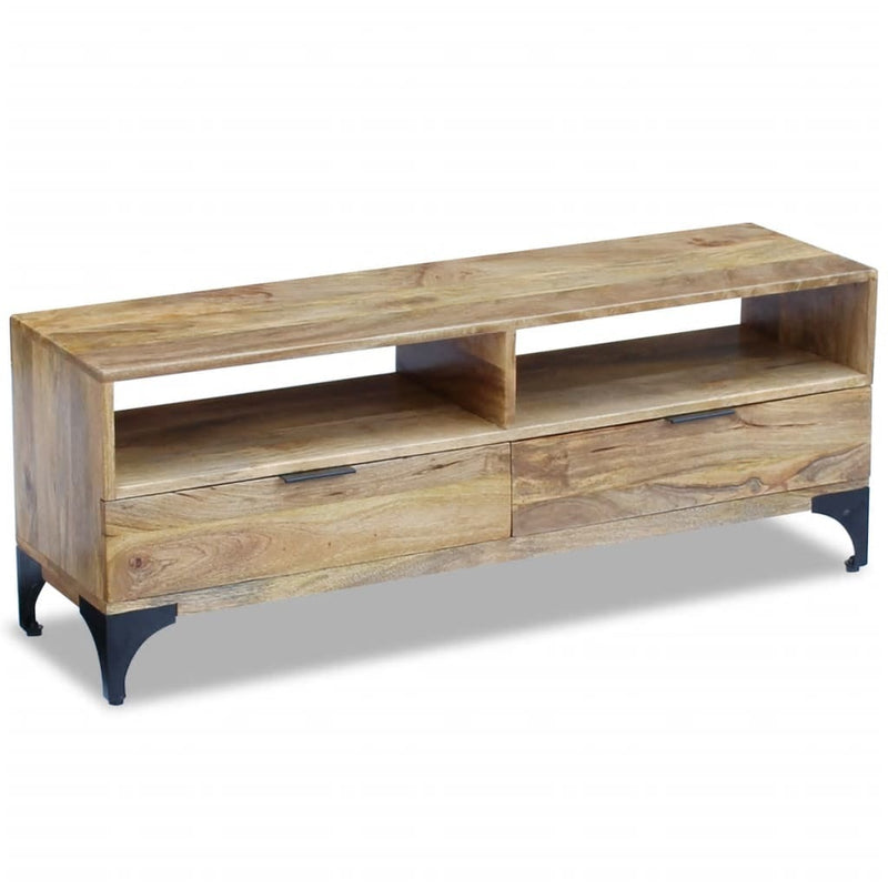 Dunlap Mango Wood TV Stand for TVs up to 50"