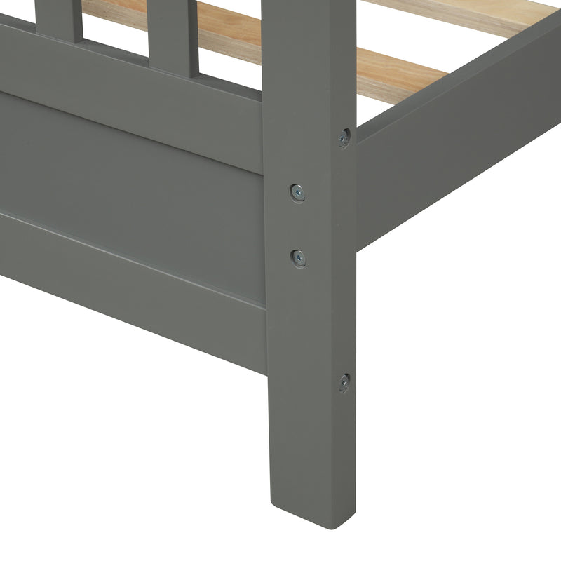 Andria Hard Wood Platform Full Bed