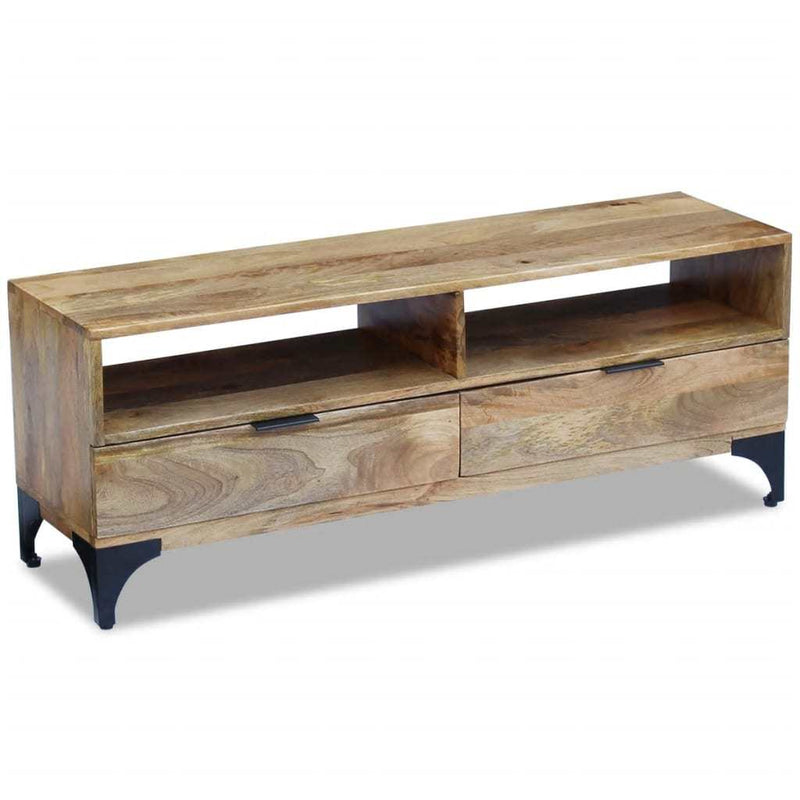 Dunlap Mango Wood TV Stand for TVs up to 50"