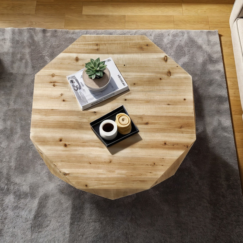 Three-dimensional Embossed Pattern Coffee Table