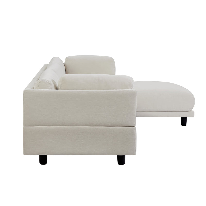 Sandra 102" L Shaped Reversible Couch