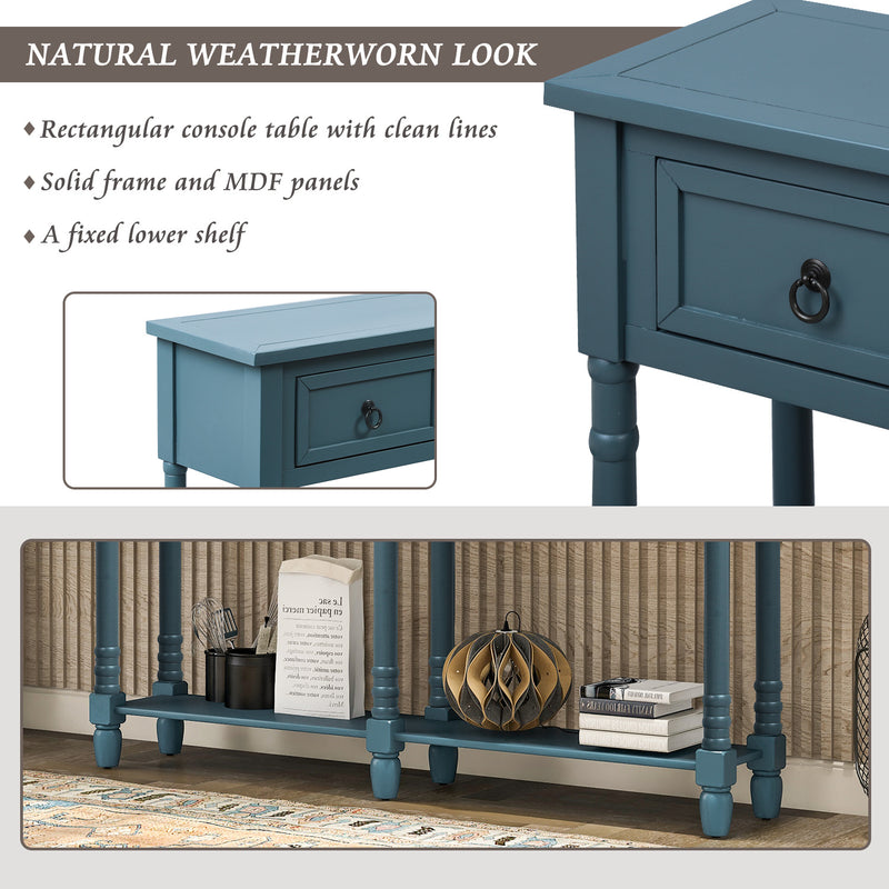 Remington 58" Solid Wood Console Table