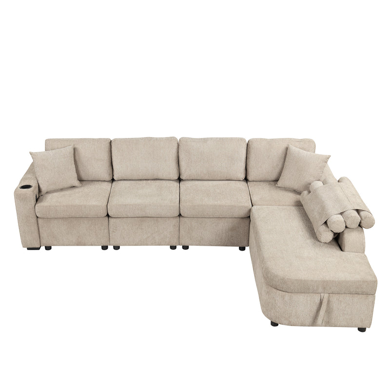 Sara 109" L-shaped Sectional Sofa