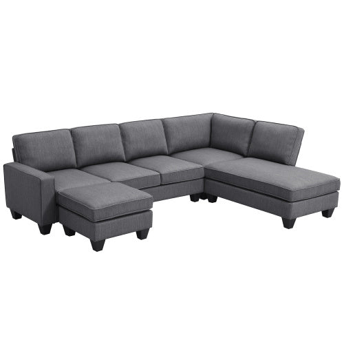 Dilly 104" Modern L-shaped Sectional Sofa