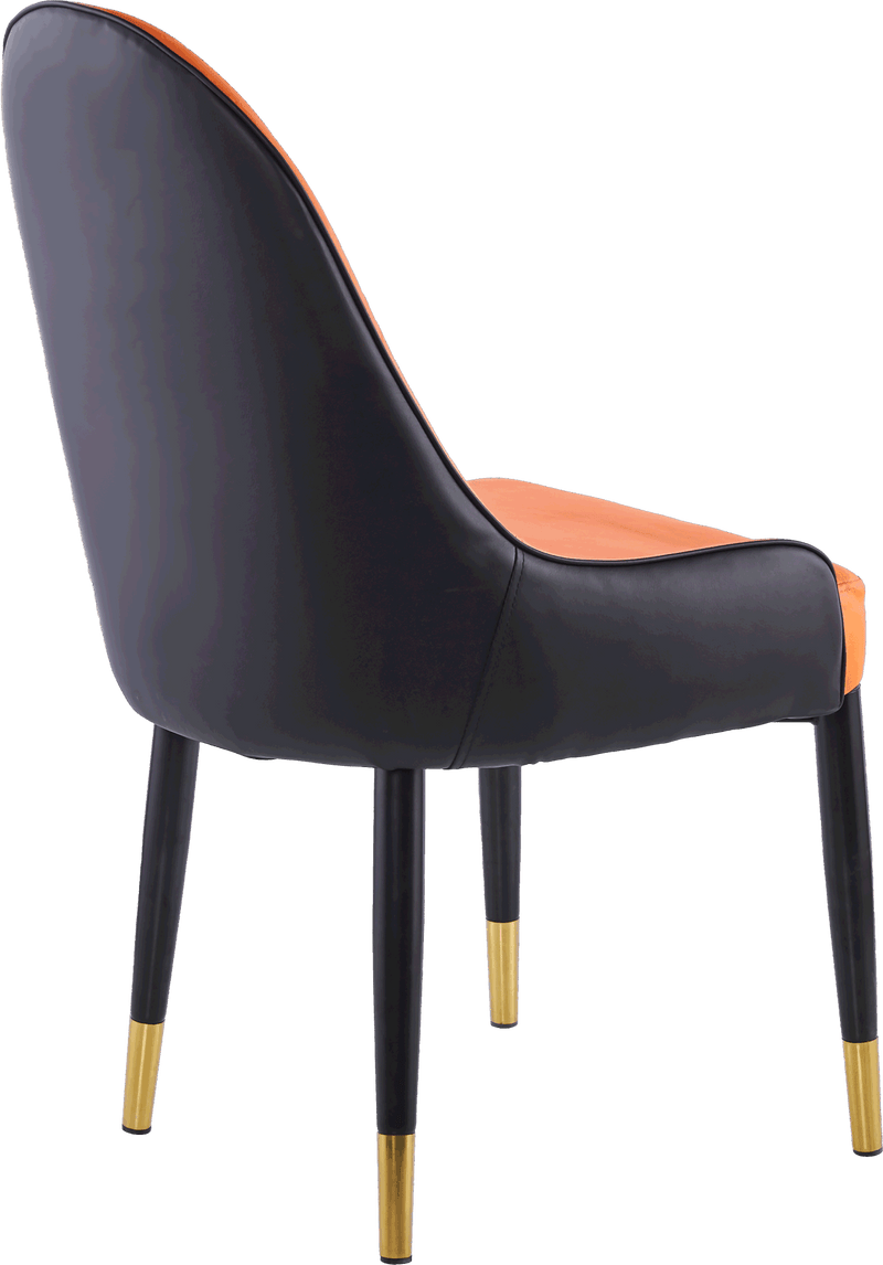Modern Genuine Leather Dining Chair Set of 2