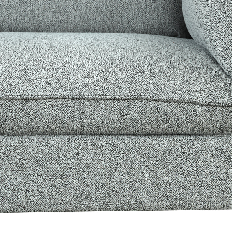 Delores 76" Modern Linen Fabric Couch