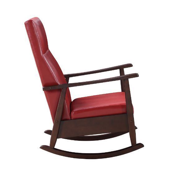 Raina PU Leather Rocking Chair