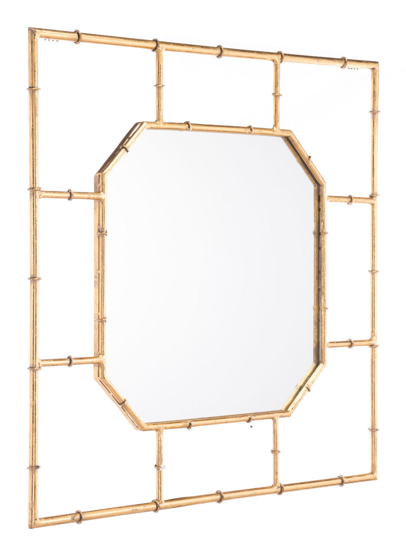Bamboo Square Mirror