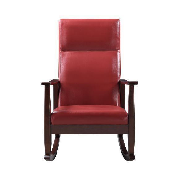 Raina PU Leather Rocking Chair
