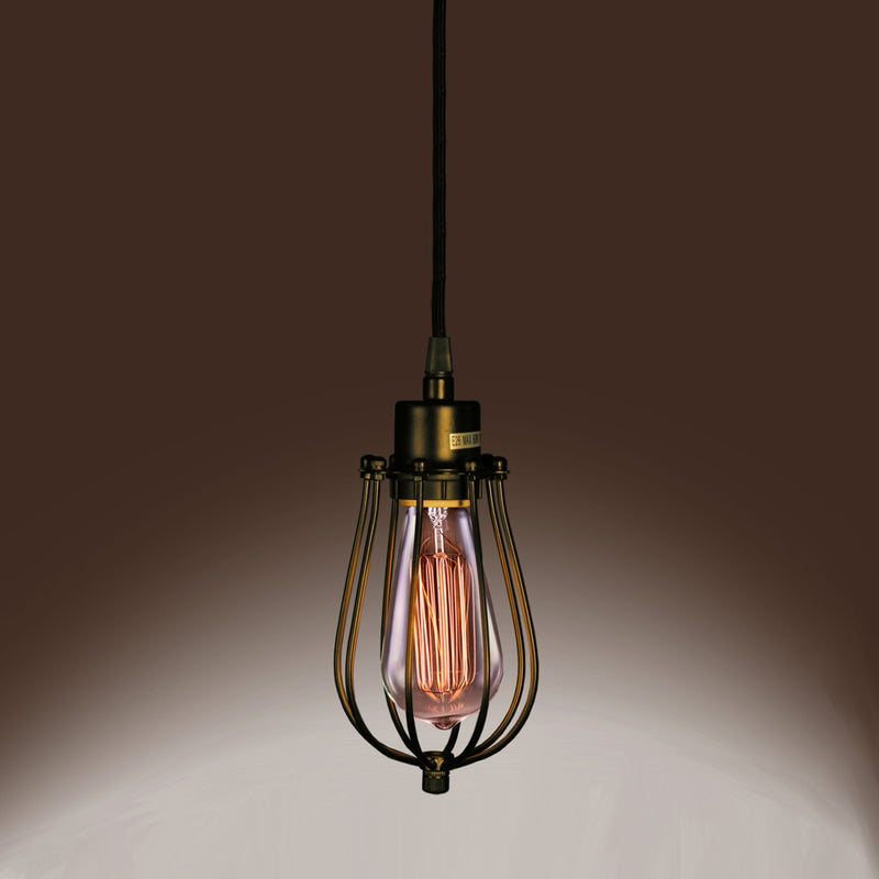 Priscilla Single-light Edison Pendant with Bulb