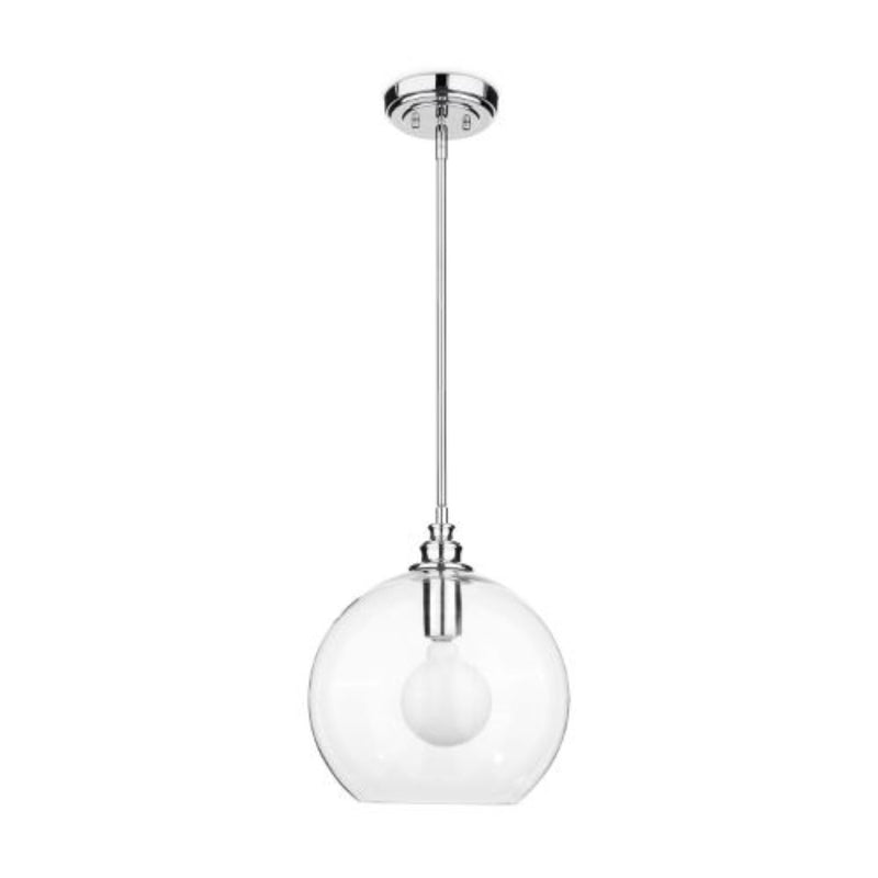 Latoya 1-light Clear Glass 8-inch Edison Pendant with Bulb