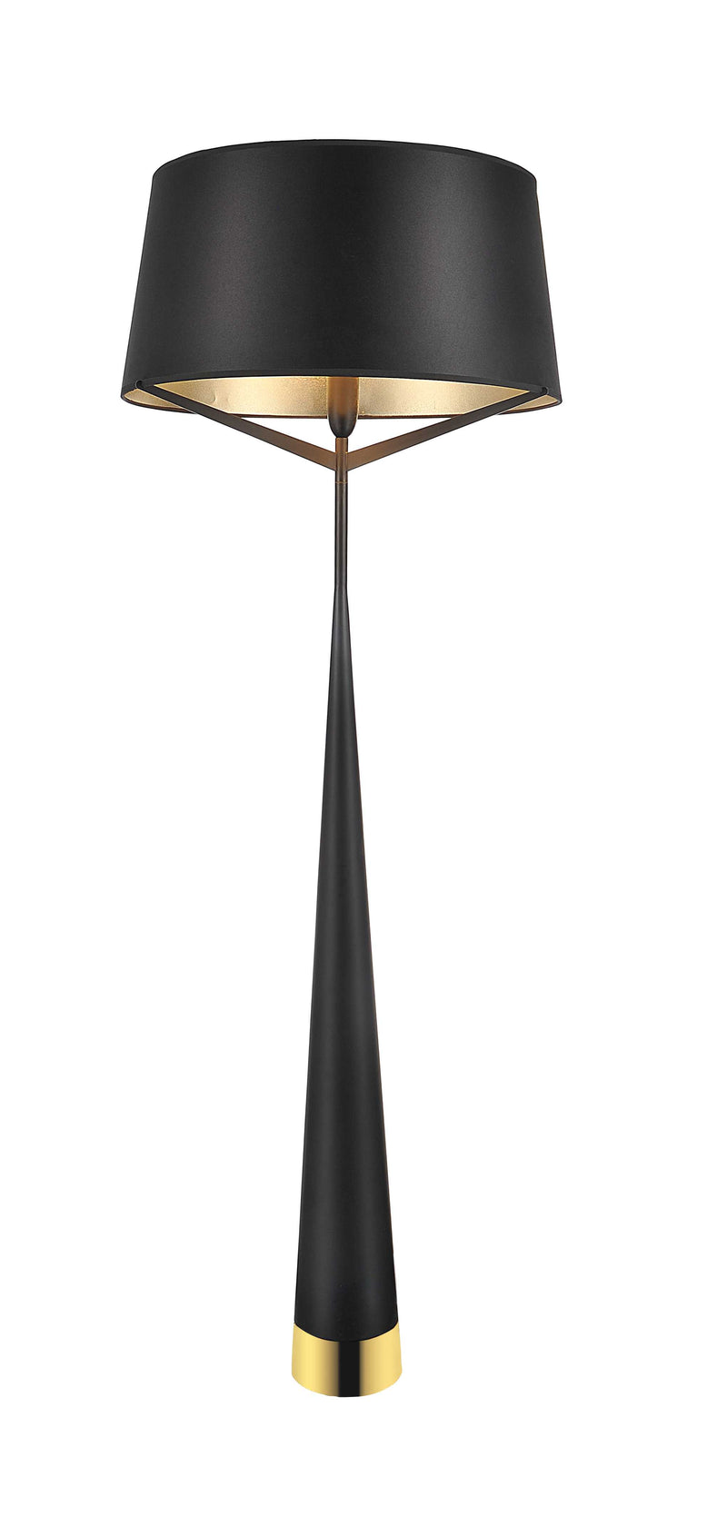 Suxton Black Steel Floor Lamp