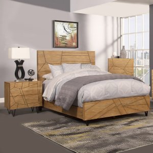Franklin Natural Abstract Nightstand