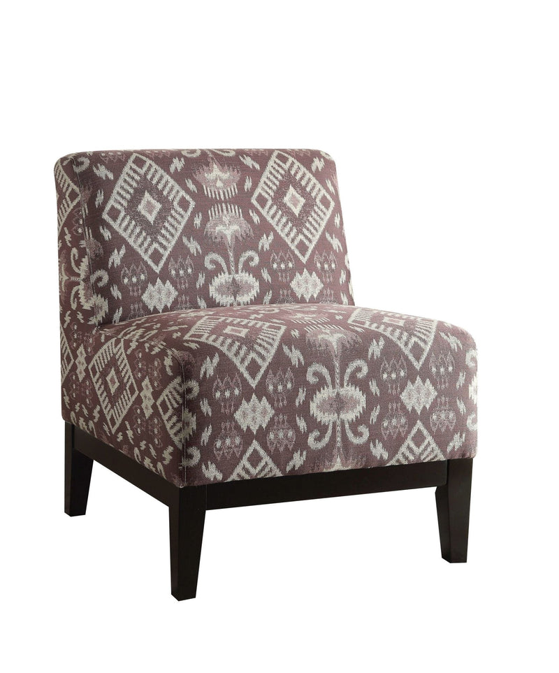 Hinte Pattern Fabric Accent Chair