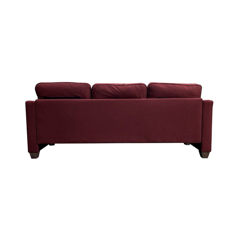 Cleavon II Sectional Sofa & 2 Pillows in Red Linen  YJ