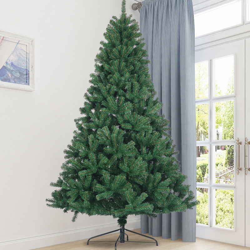 Christmas Tree 7.5ft Artificial Hinged Xmas Tree Foldable Stand