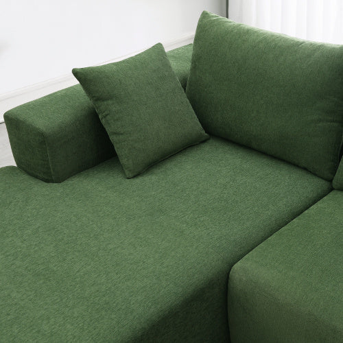 Laura 109" Modular L-Shaped Sectional Sofa