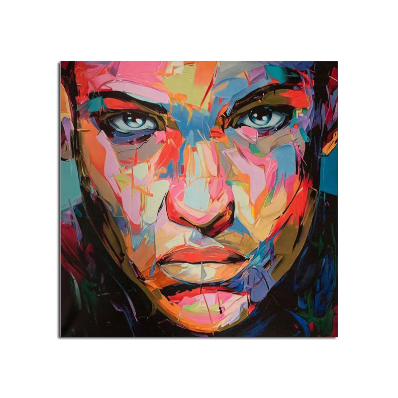 Francoise Nielly Face - Wrapped Canvas Painting