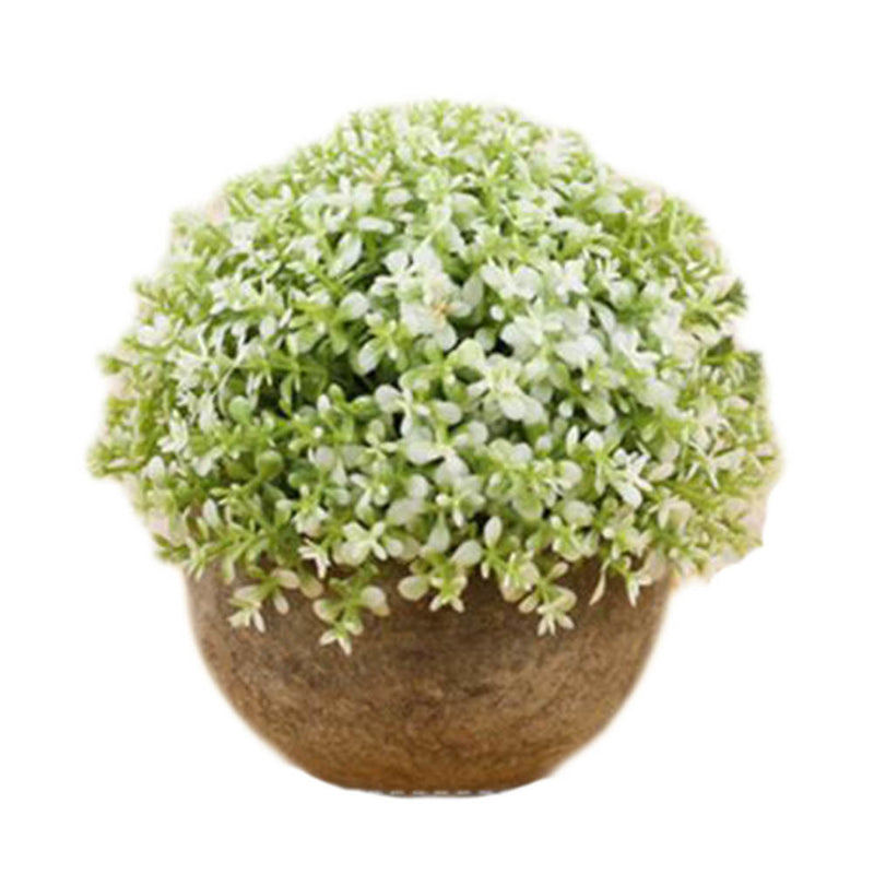 Mini Artificial Plants with Pot Artificial Topiaries for Home Decor, A01