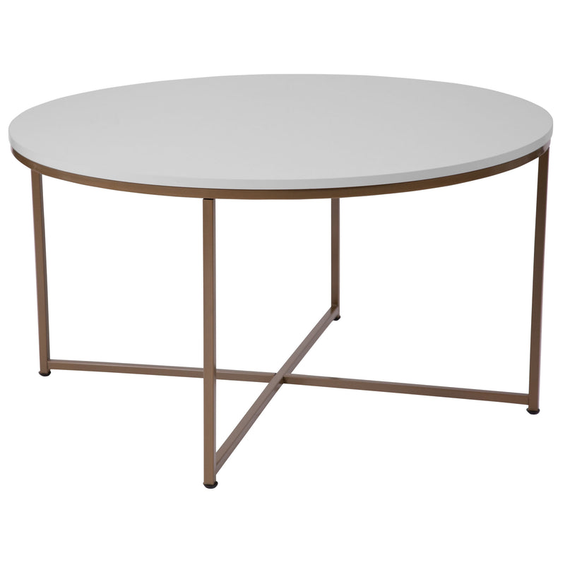 Hampstead Coffee Table with Metal Frame