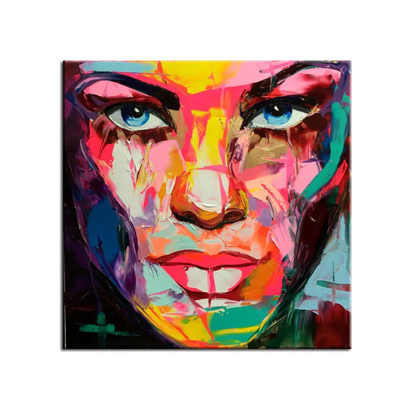 Francoise Nielly Face  - Wrapped Canvas Painting