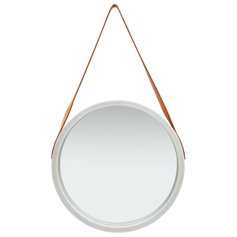 16.7" Wall Mirror with Strap