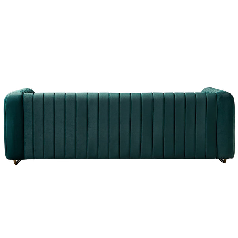 Contemporary Velvet Sofa Couch 84.25&
