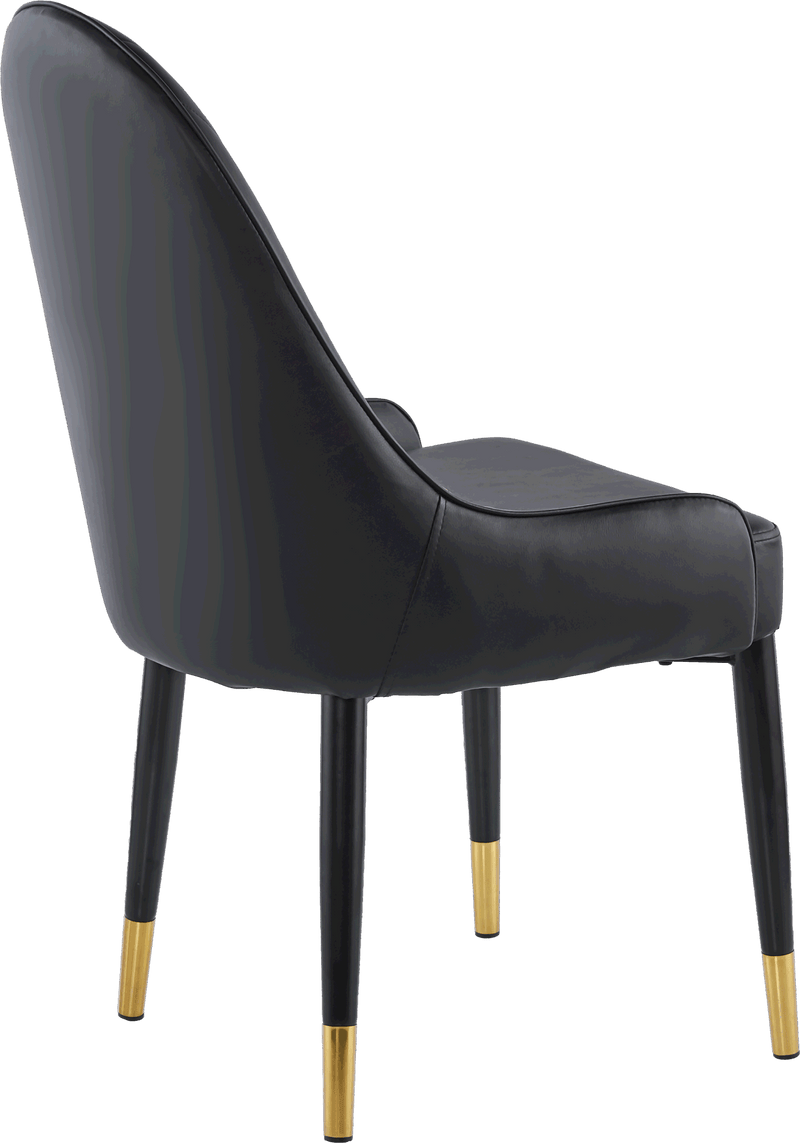 Modern Genuine Leather Accent Chair Set of 2
