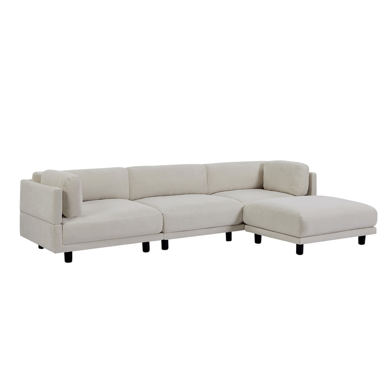 Sandra 102" L Shaped Reversible Couch