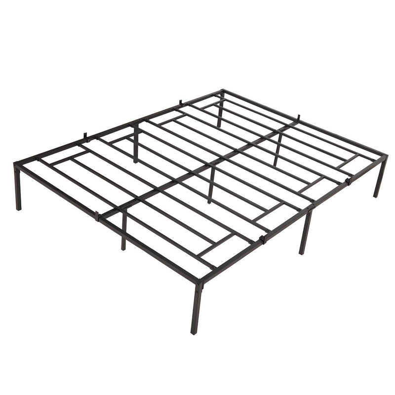 Large iron frame flat bed