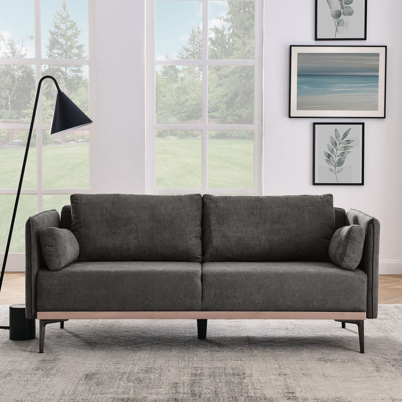 Taylor 73" Modern Linen Sofa