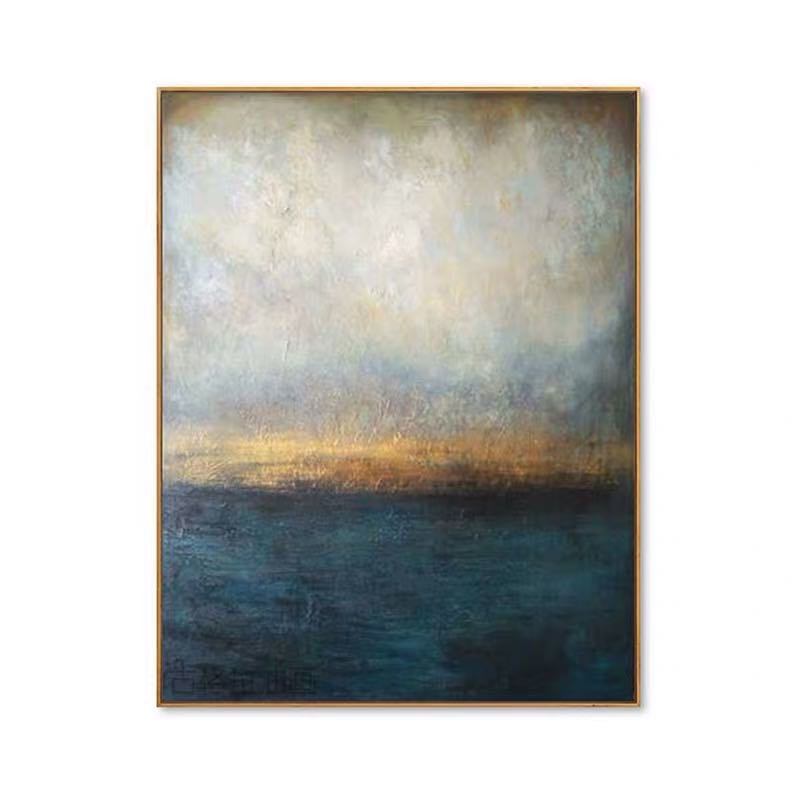 Ocean Daybreak - Wrapped Canvas Painting
