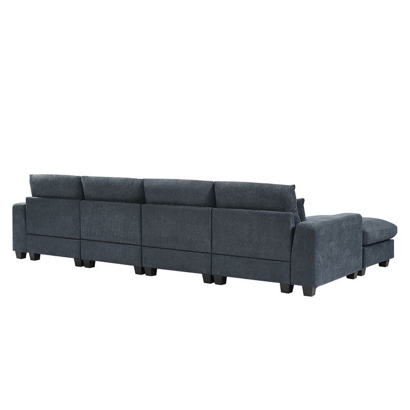 Destiny 130" L-Shape Sectional Sofa