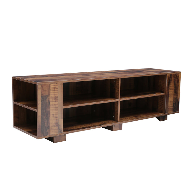 Quincy Mid-Century Modern Entertainment TV Stand for TVs up to 65"