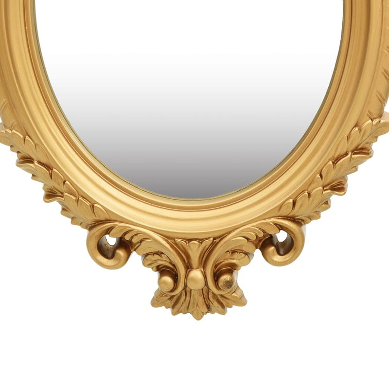 Wall Mirror Castle Style 22"x29.9" Gold