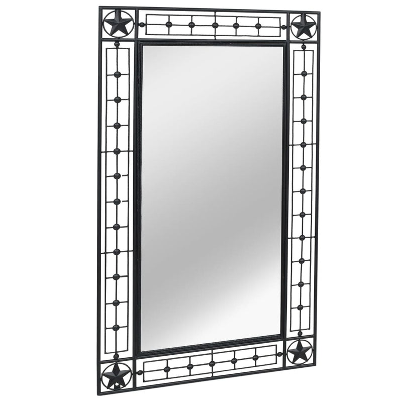 Wall Mirror Rectangular 23.6"x43.3" Black